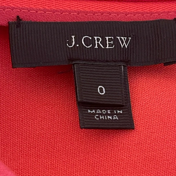 J. CREW - Poppy Orange, Scalloped armholes and hem-line, shift dress - Picture 12 of 15